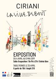 Affiche exposition Ciriani