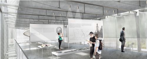 Le centre d'interprétation – Comment rendre compte spatialement l'histoire du site?