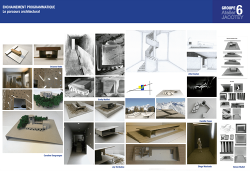 Ambiance : l'enchainement programmatique, le parcours architectural