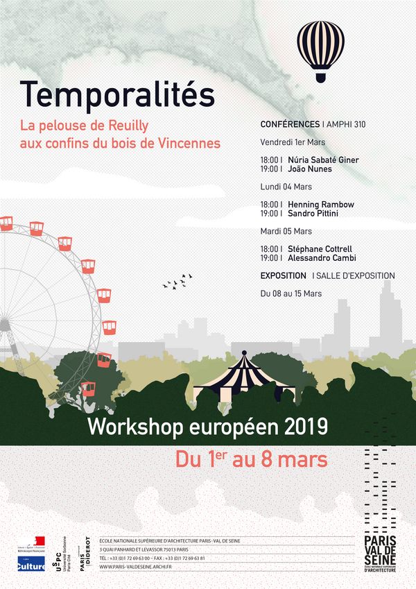 Affiche workshop européen pour les étudiants en Master