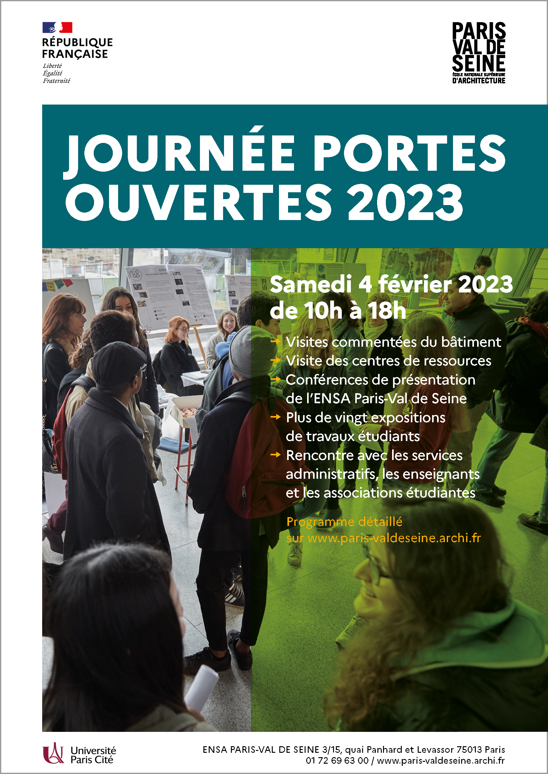 JournÉe Portes Ouvertes Le 4 FÉvrier 2023